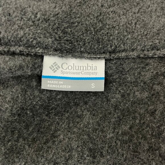 Columbia Women's Benton Springs Dark Gray Fleece Vest Size S Style WL1023 - Picture 9 of 10